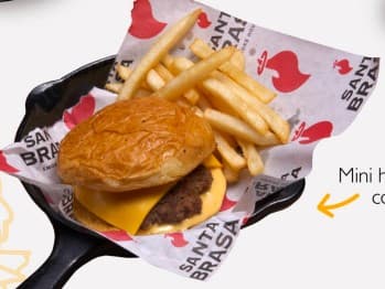 Mini Hamburguesa con Papas