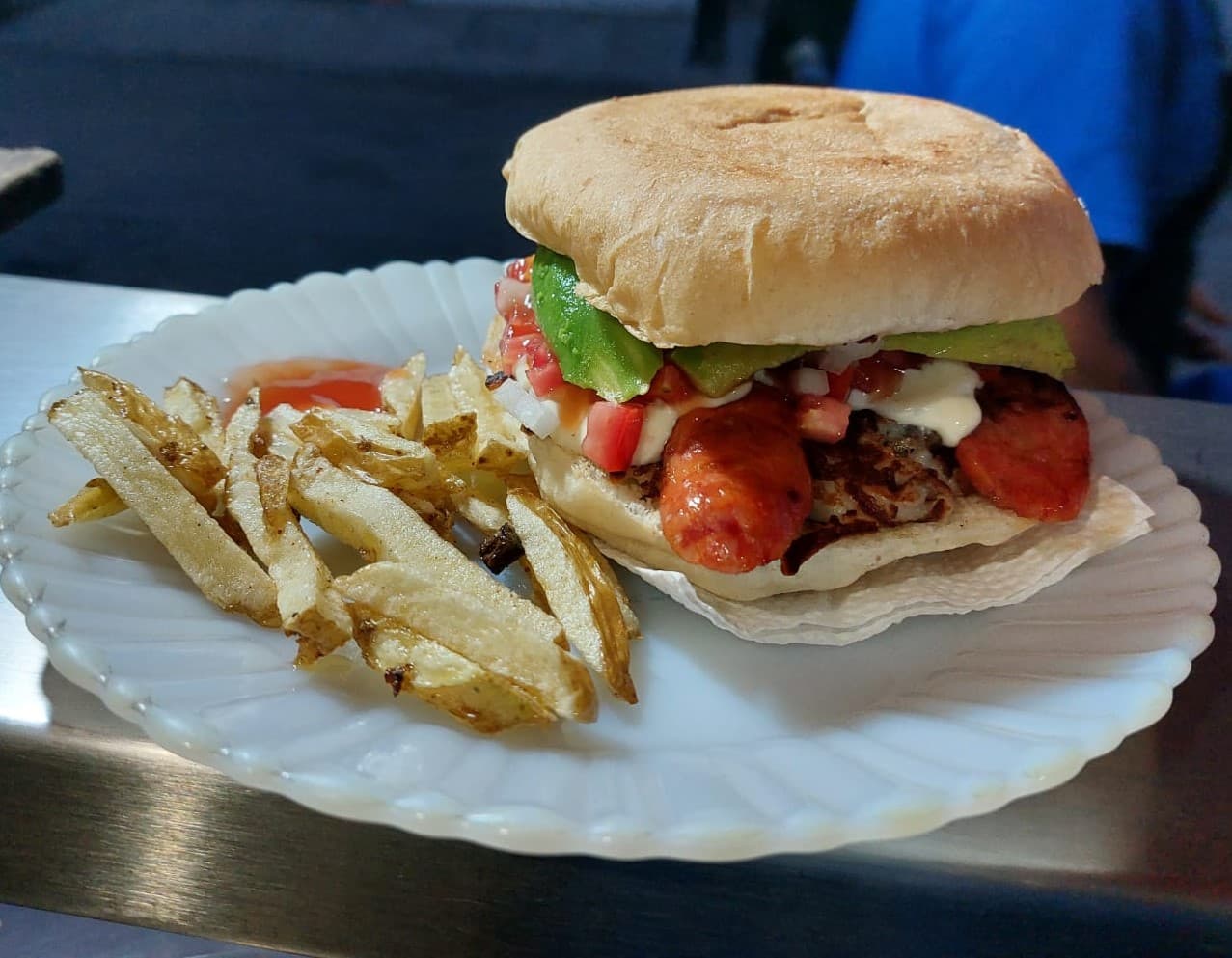 Hamburguesa Choriqueso al Carbón