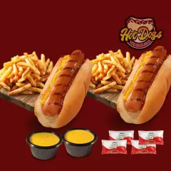Combo 2 Hot Dogs con Papas