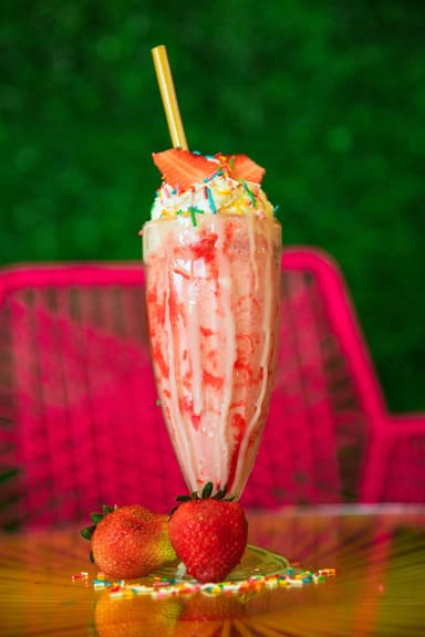 Malteada de Fresa