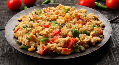 Huevos con Verduras