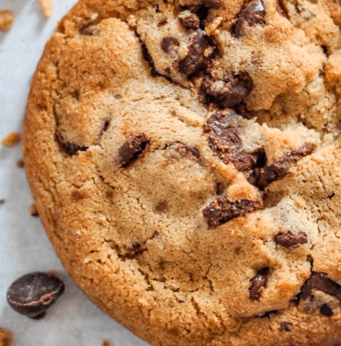 Galleta con chispas