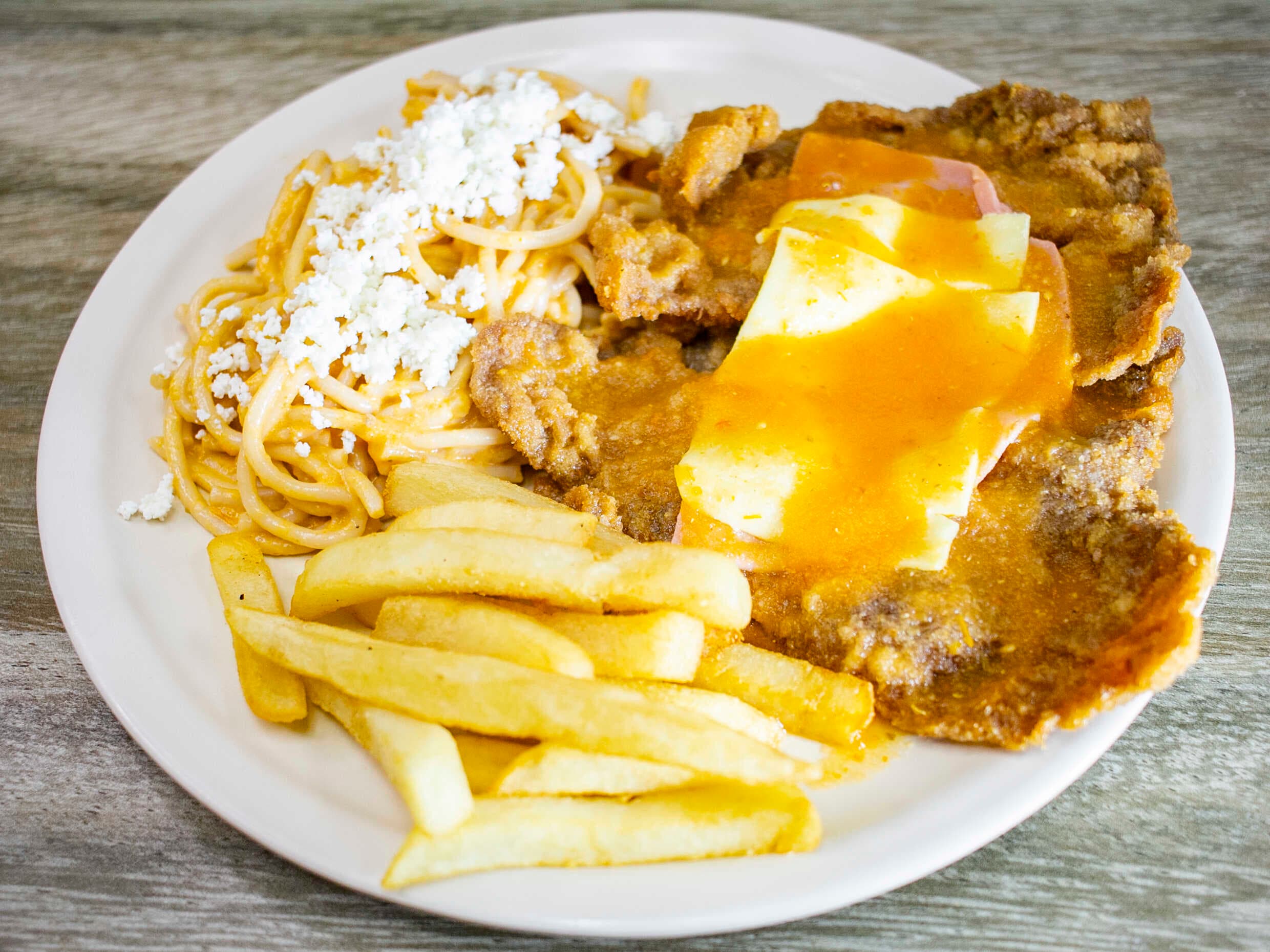 Milanesa a La Portuguesa