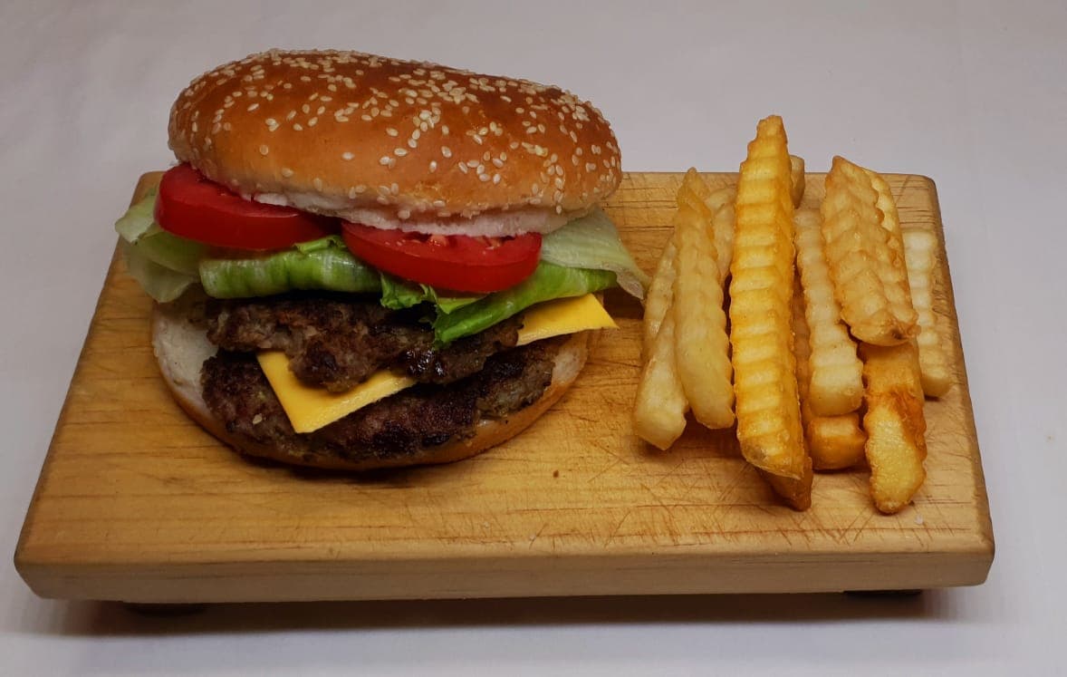 Hamburguesa con Tocino