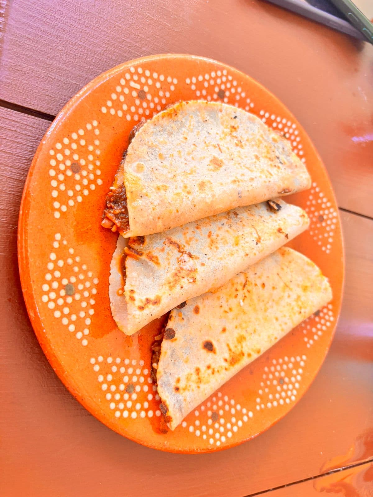 3 Quesadillas de Maíz Especial