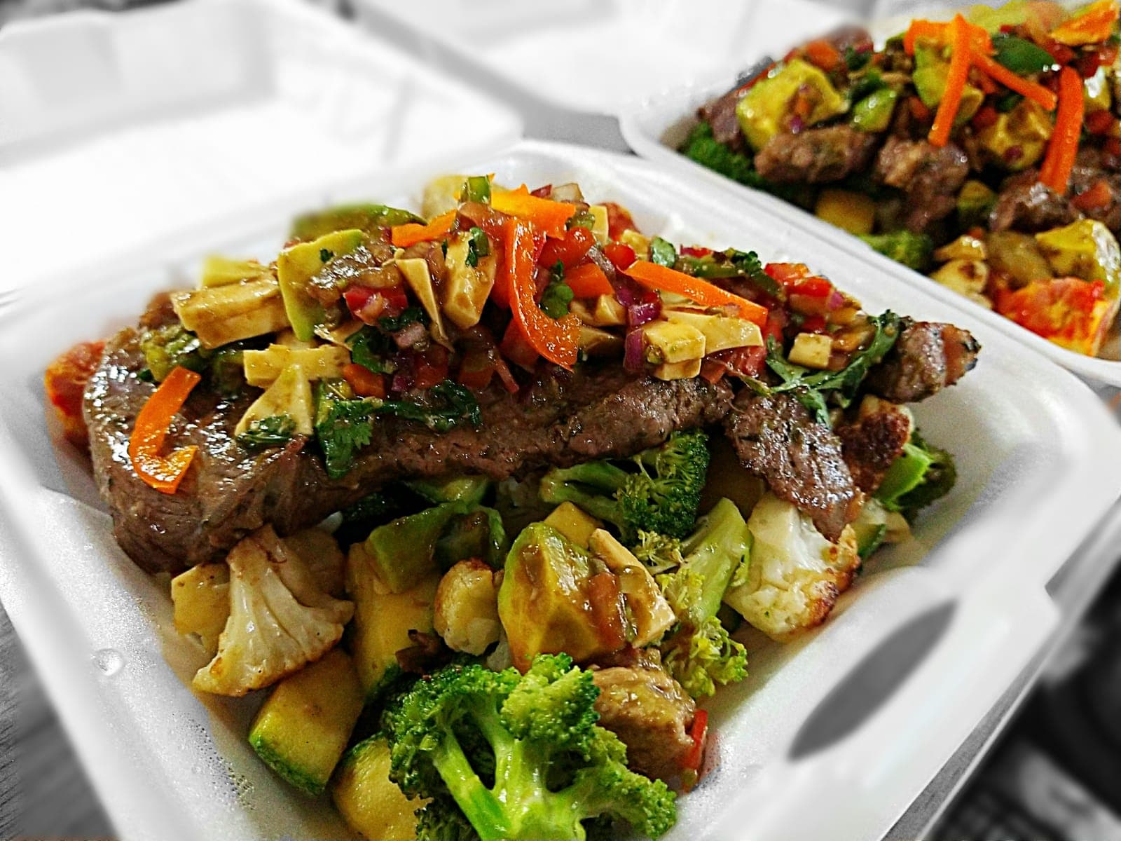 Mongolian Agridulce + Bebida
