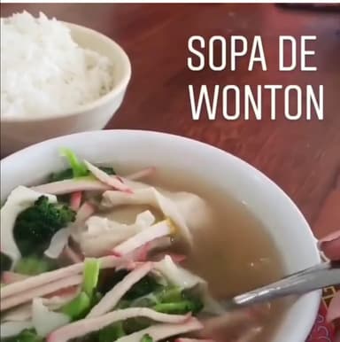 Sopa Won Ton Min