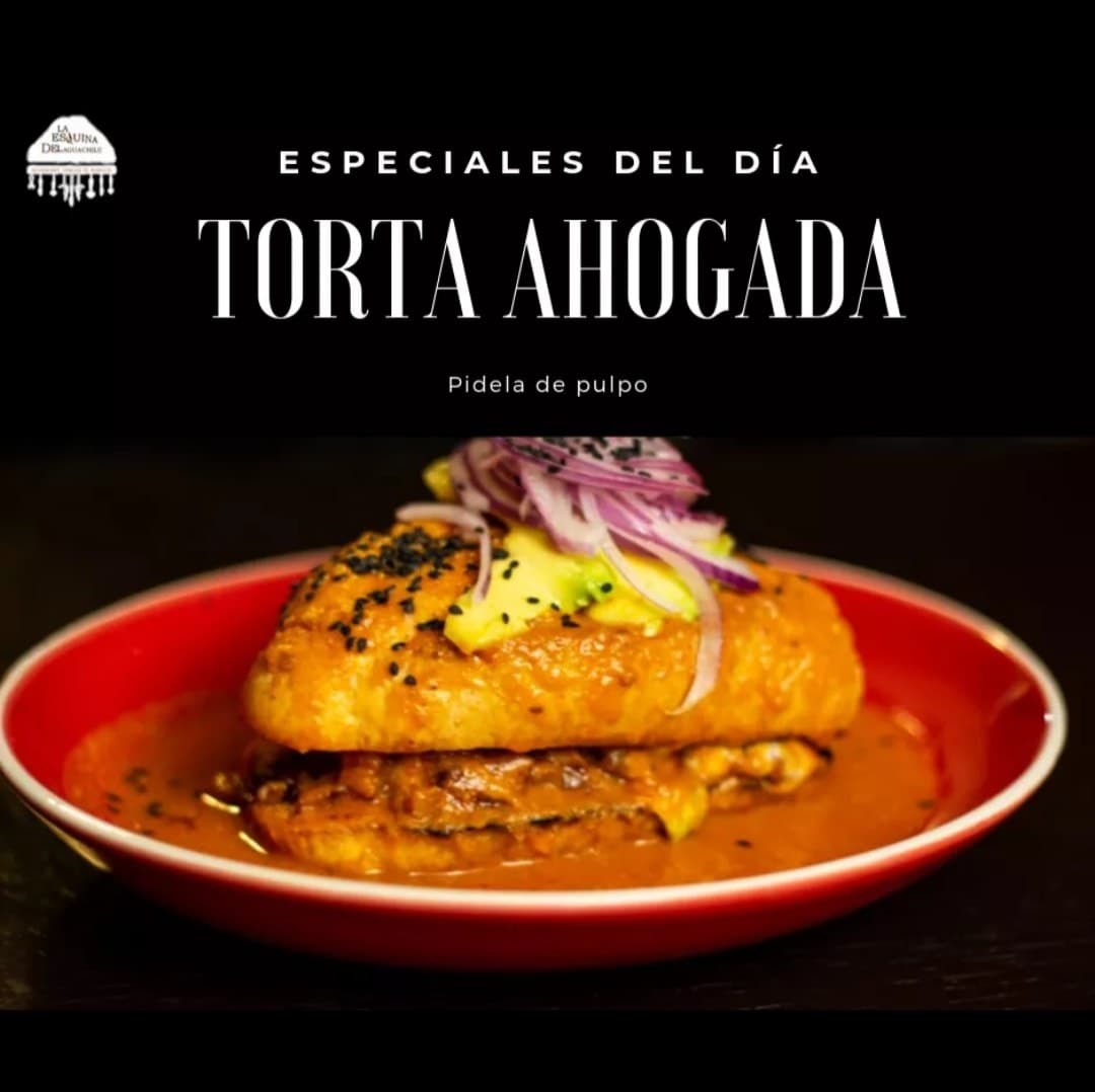Torta Ahogada de Pulpo