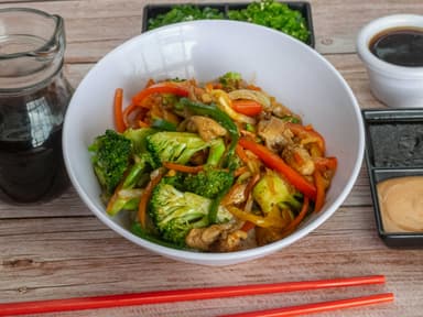Teriyaki con Vegetales