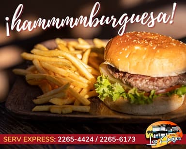 Combo 8 ( Hamburguesa Drake + Refresco 355ml)