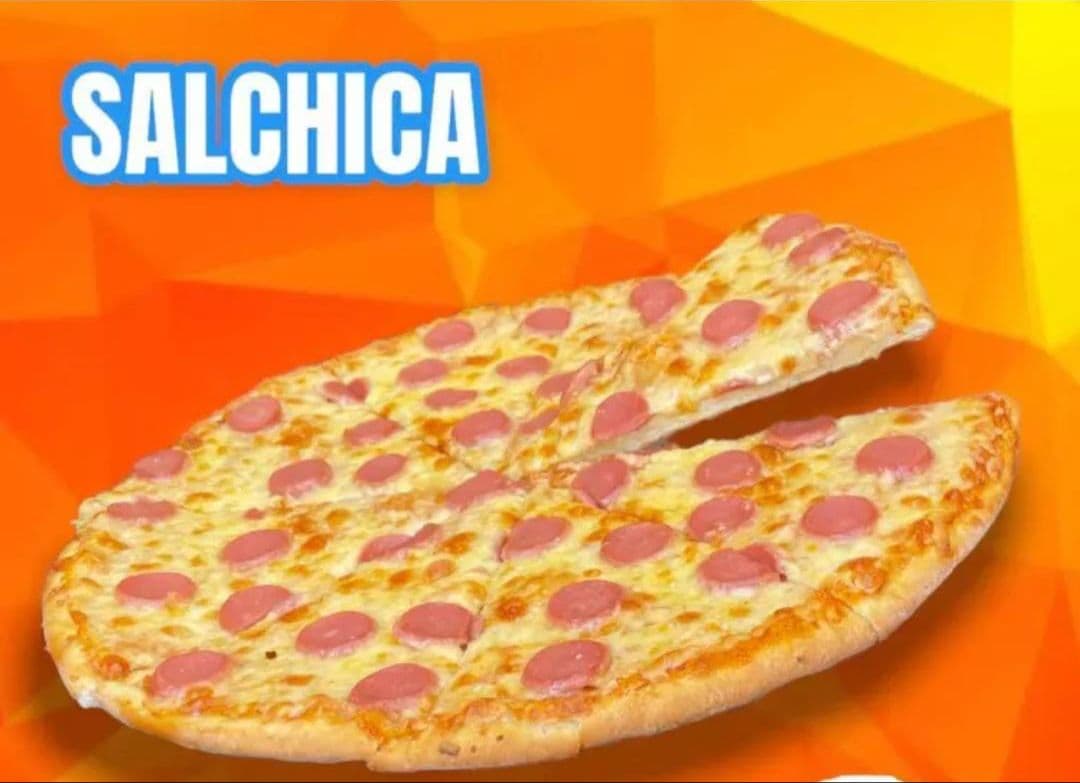 Pizza Grande de Salchicha