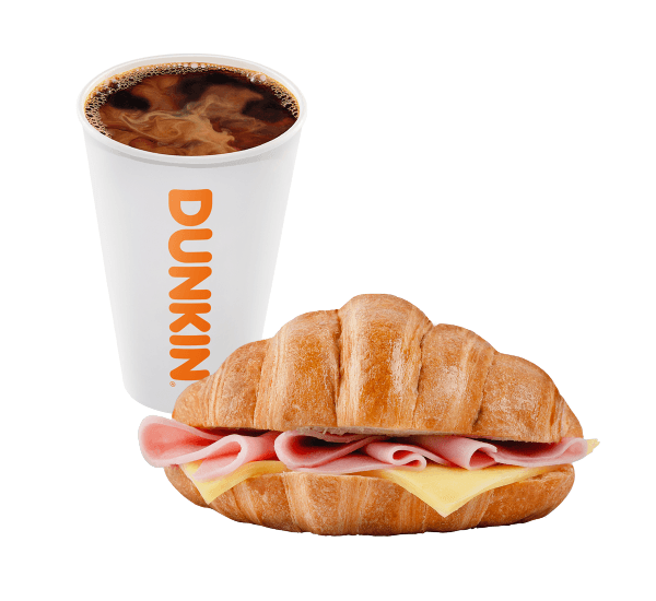 Croissant Mixto y Bebida Dunkin'