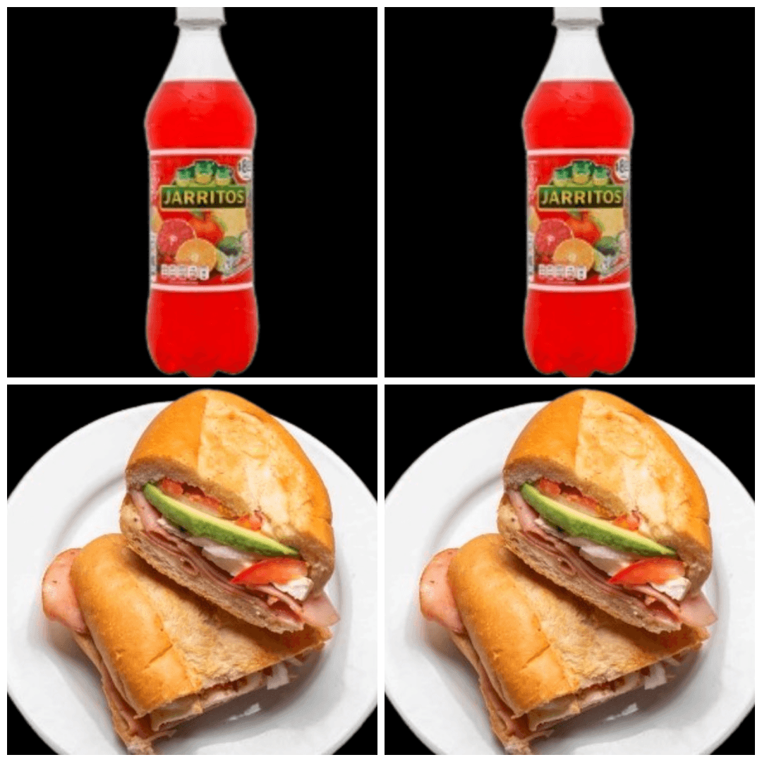 Combo 2 Tortas a elegir  + 2 Refrescos
