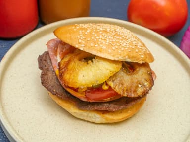Hamburguesa Hawaiana