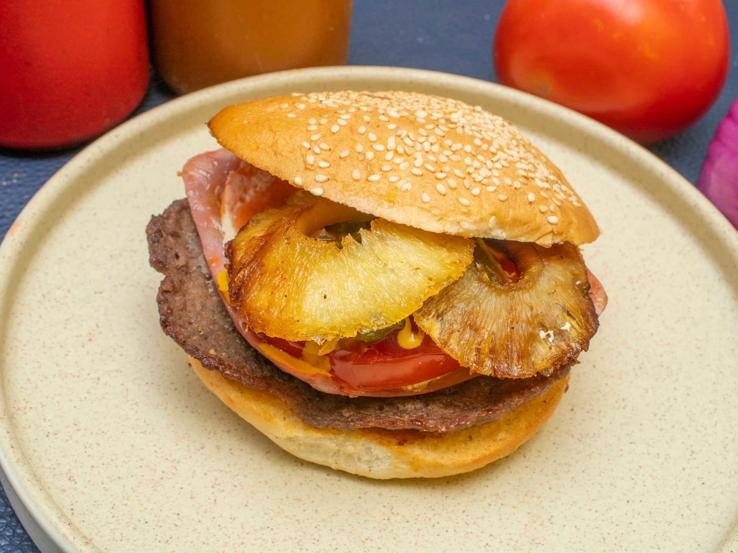 Hamburguesa Hawaiana