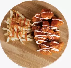 Alitas 250G. + Papas Francesa