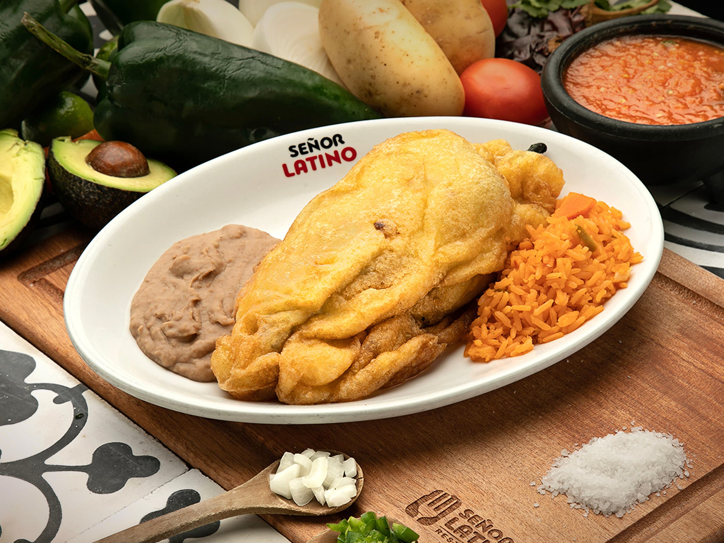 Paquete Chile Relleno de Carne