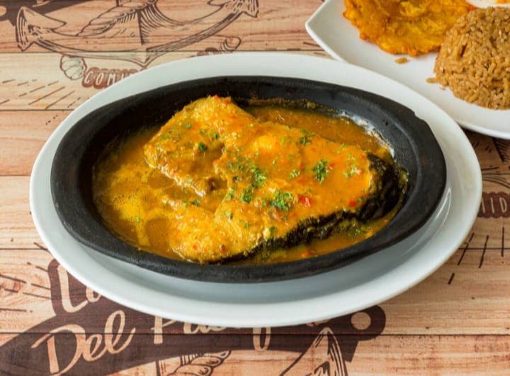 Bagre en salsa de la casa