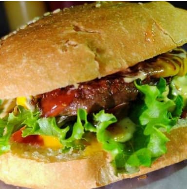 Mini Combo Hamburguesa Simple Pollo