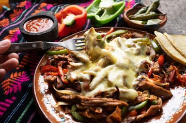 Alambre de Chuleta con Queso