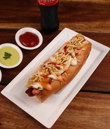 Perro Caliente con Tocineta