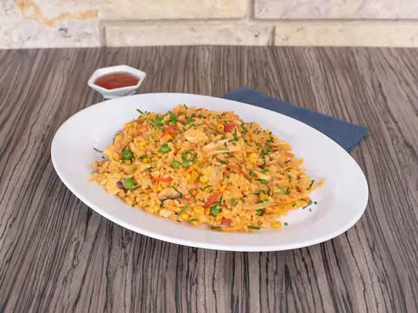 Arroz Vegetariano para Dos Personas