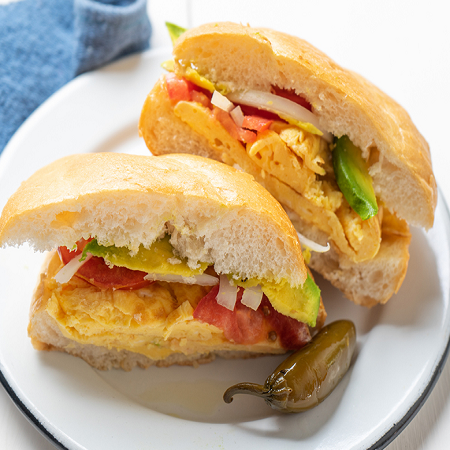 Torta de Huevo con Queso