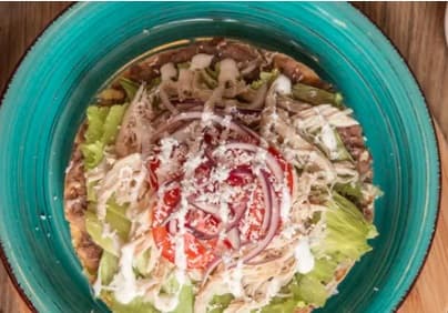 Tostadas de Pollo