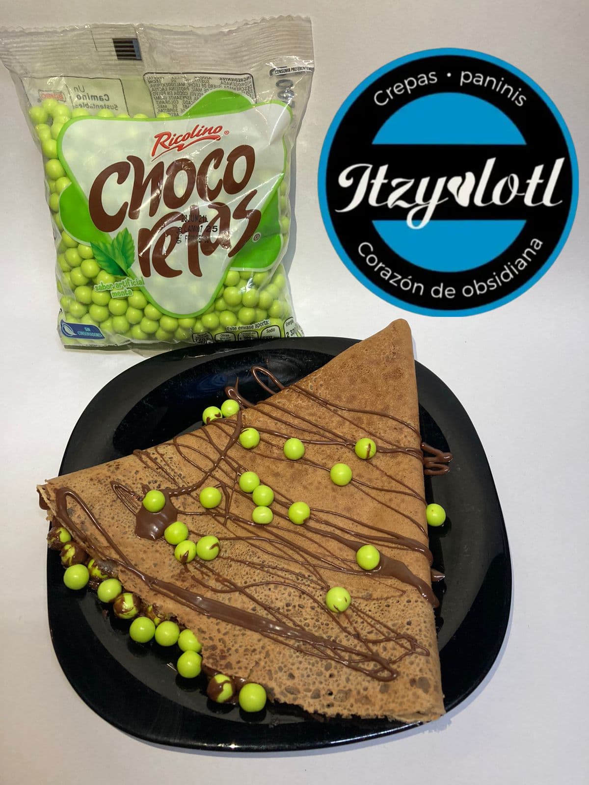 Crepa de Crema de Avellanas con Chocoretas