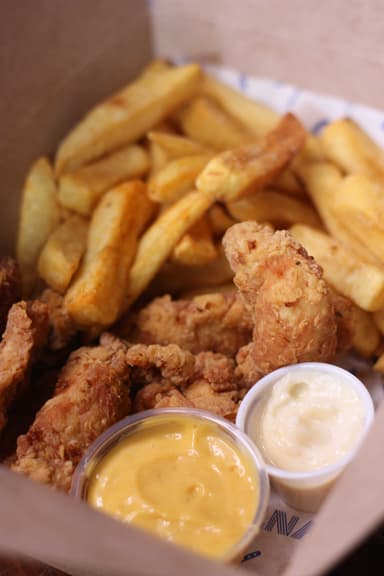 Strips de Pollo + Coca 355Ml