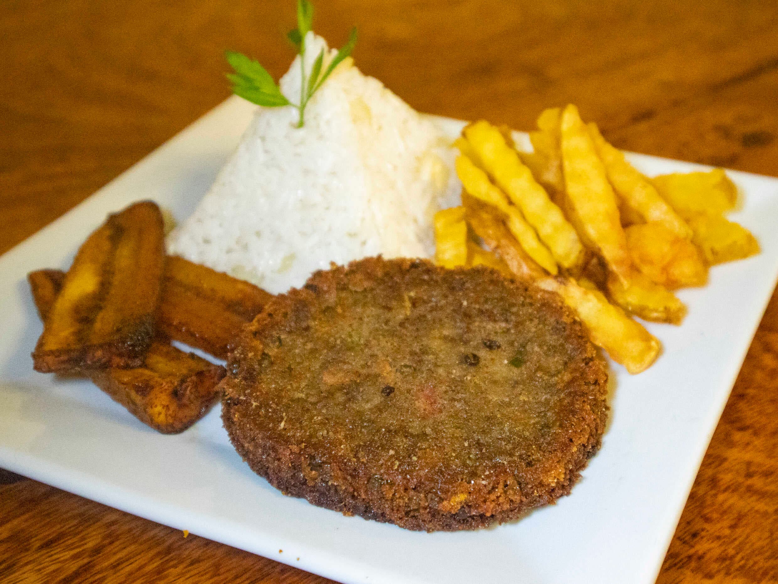 Hamburguesa de Garbanzo a lo pobre