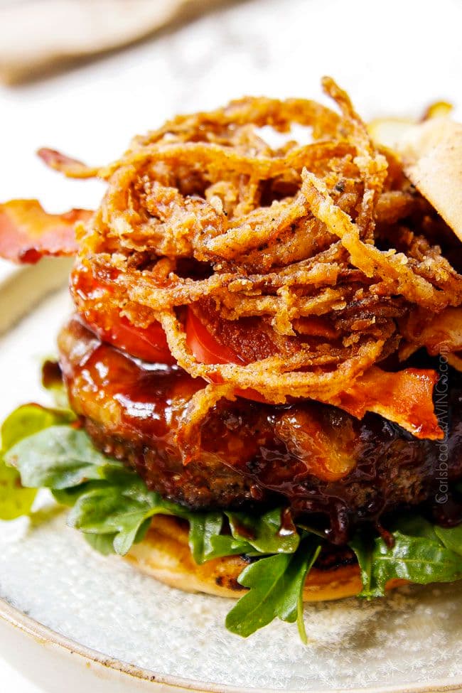 Onion Strings Burger