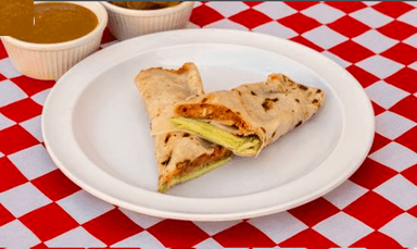 Burrito Con Frijol y Chorizo.