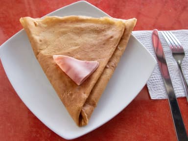Crepa Queso Philadelphia con Jamón