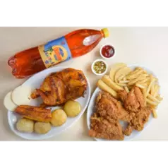 Combo 1/2 Asado 1/2 Broaster