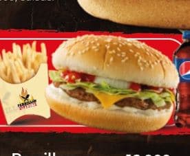 Combo Hamburguesa Clasica con Papas y Gaseosa