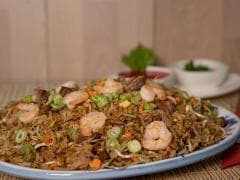 Arroz Chow Fan Con Langostinos
