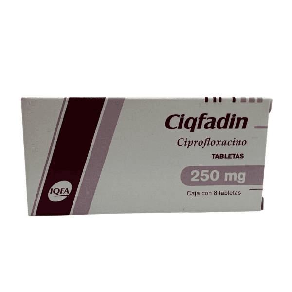 Ciqfadin Ciprofloxacino 250 mg
