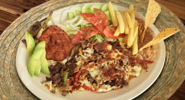 Arrachera Gratinada