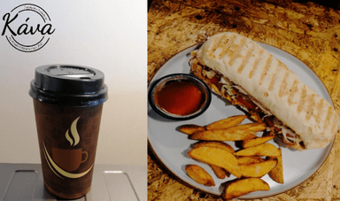 Panini y cafe americano  🥪 🥤