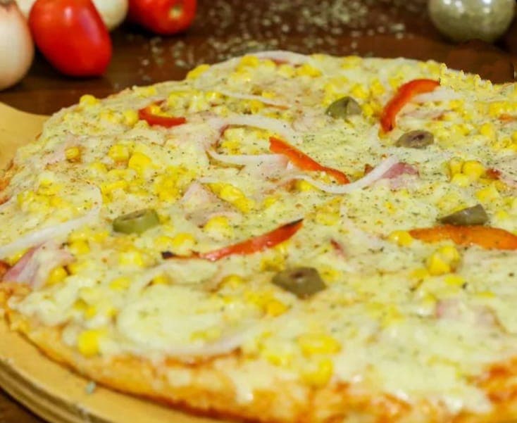 Pizza La Venezolana Mediana( mitad de pizza)