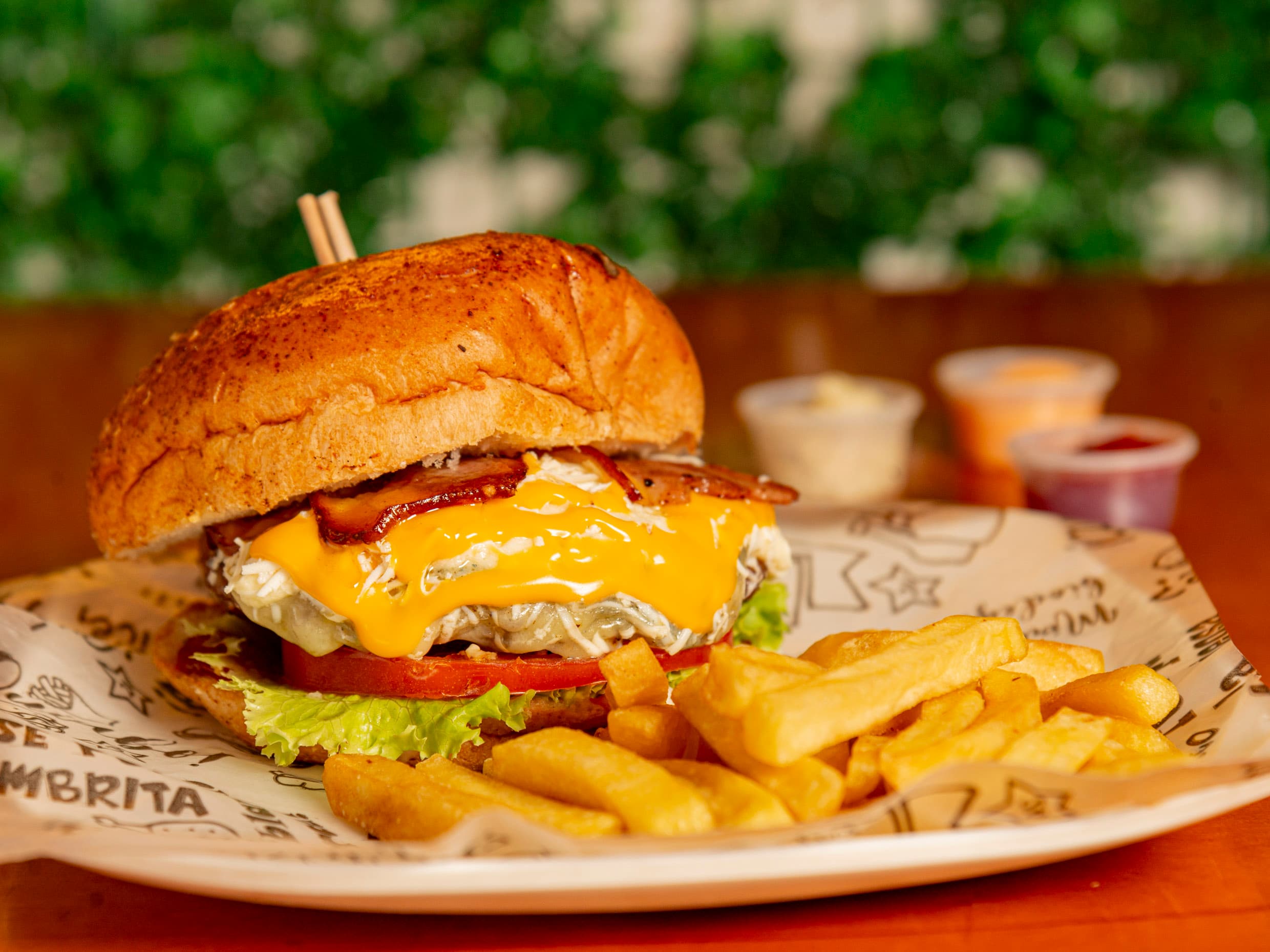 Hamburguesa 5 Quesos