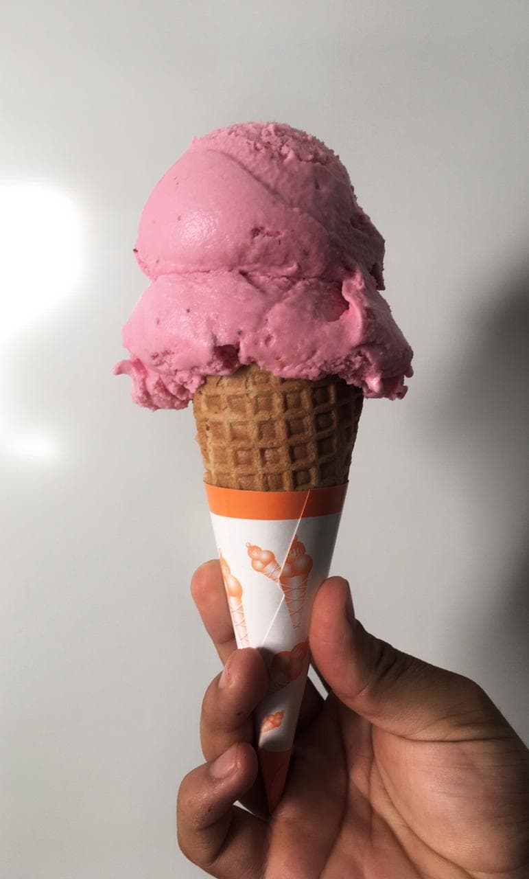 Helado de Fresa