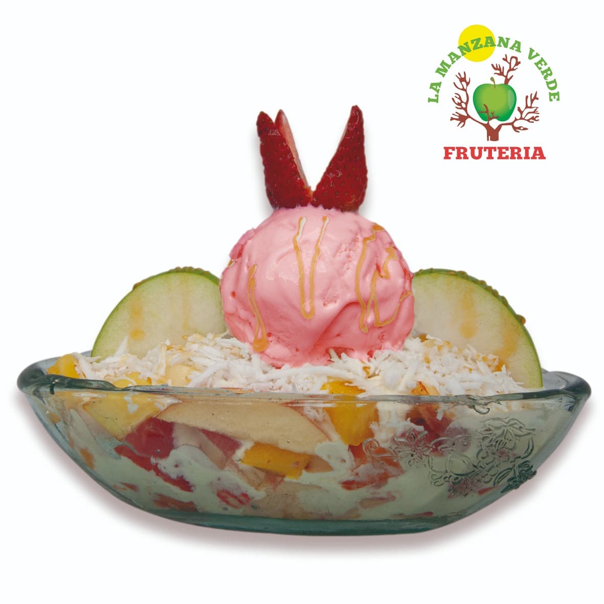 Ensalada de Frutas con Helado.