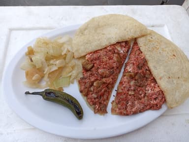 Gringa  Combinada Bistec/ Chorizo