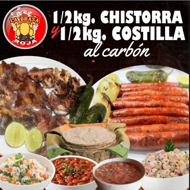 1/2 Kg Chistorra+1/2 Kg de Costilla+COMPLEMENTOS