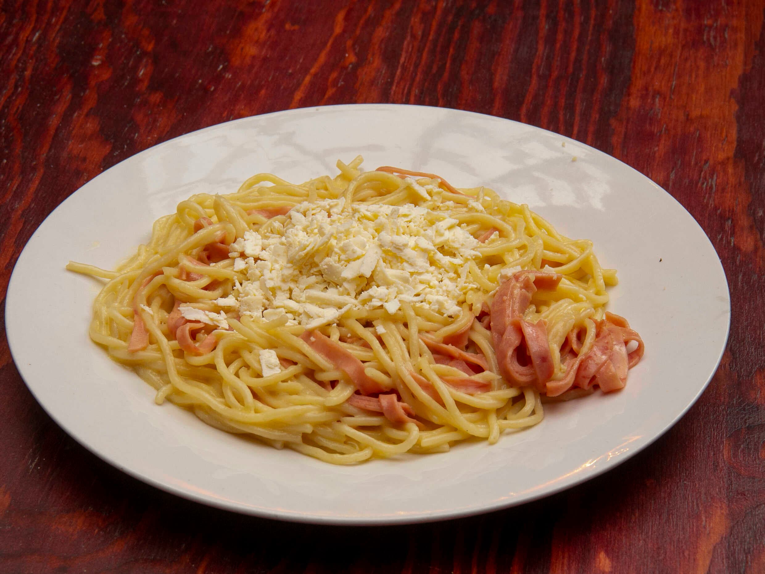 Espagueti Alfredo