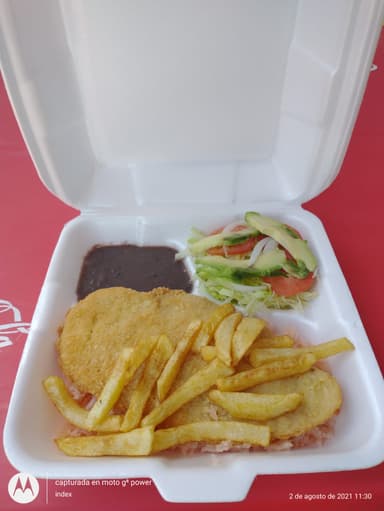 MILANESA DE POLLO EMPANIZADA