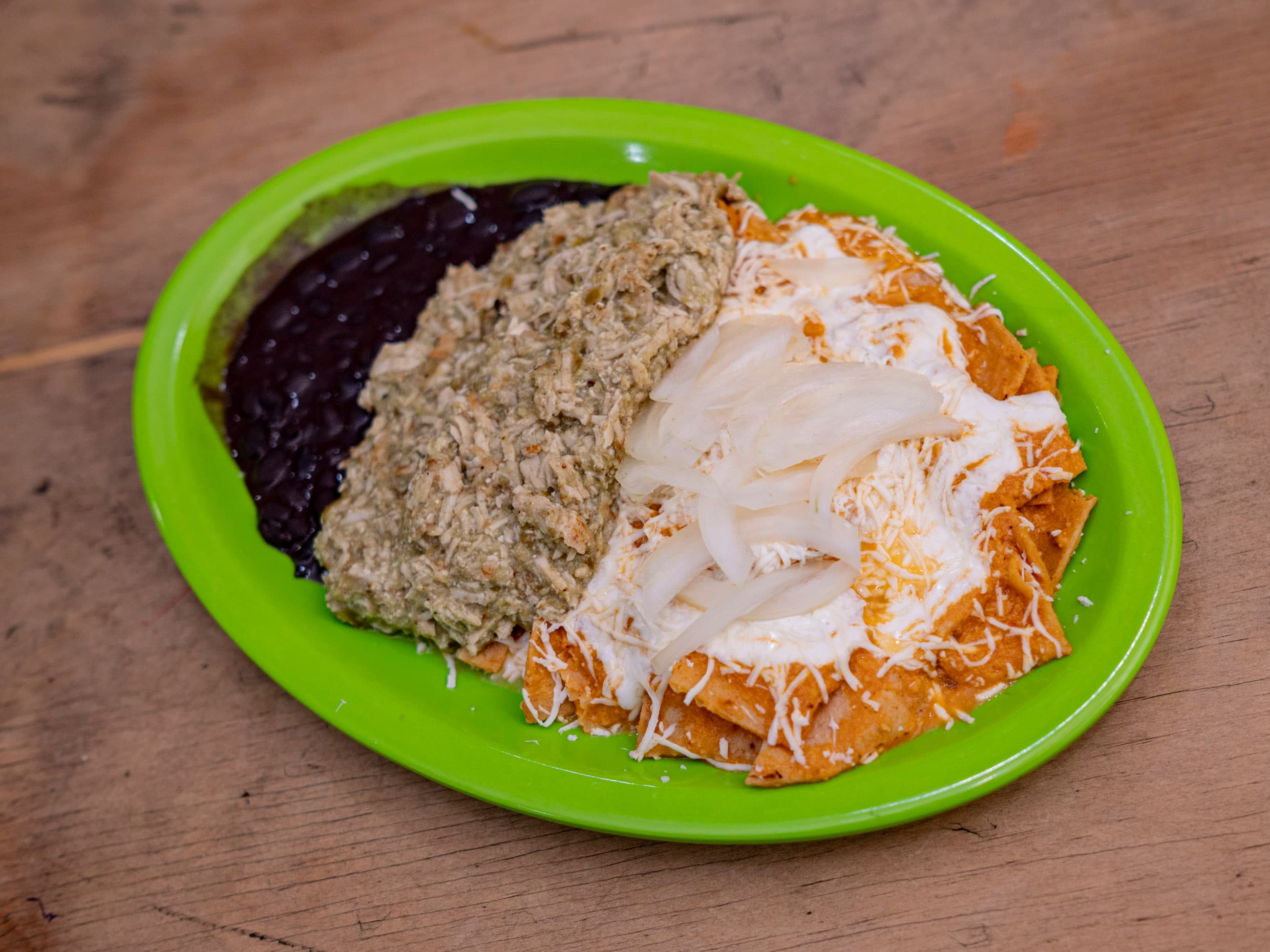 Chilaquiles con Pollo al Pipián