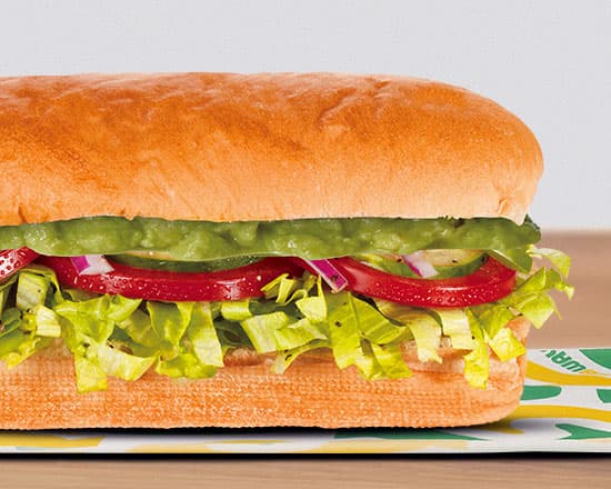 Sub Vegetariano con Guacamole 15 Cm
